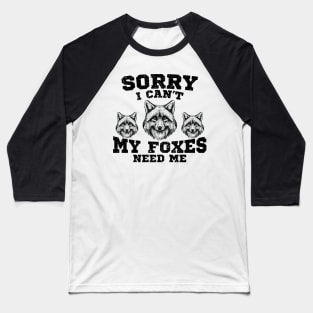 fox lovers Baseball T-Shirt